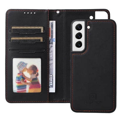 BETOPNICE 005 For Samsung Galaxy S22 5G Case Detachable 2-in-1 Phone Leather Protective Cover
