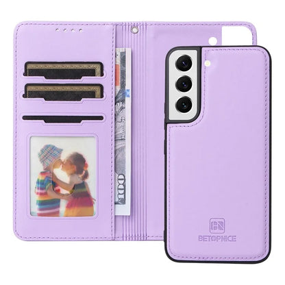 BETOPNICE 005 For Samsung Galaxy S22 5G Case Detachable 2-in-1 Phone Leather Protective Cover