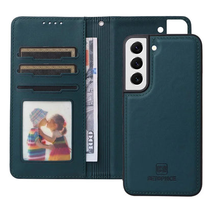 BETOPNICE 005 For Samsung Galaxy S22 5G Case Detachable 2-in-1 Phone Leather Protective Cover
