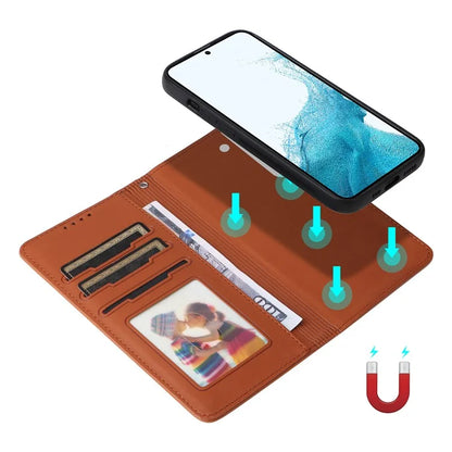 BETOPNICE 005 For Samsung Galaxy S22 5G Case Detachable 2-in-1 Phone Leather Protective Cover