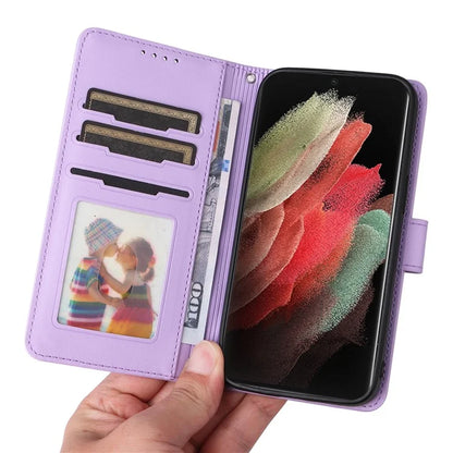 BETOPNICE 005 For Samsung Galaxy S21 Ultra 5G Case Detachable Leather Cover Wallet Shell with Strap