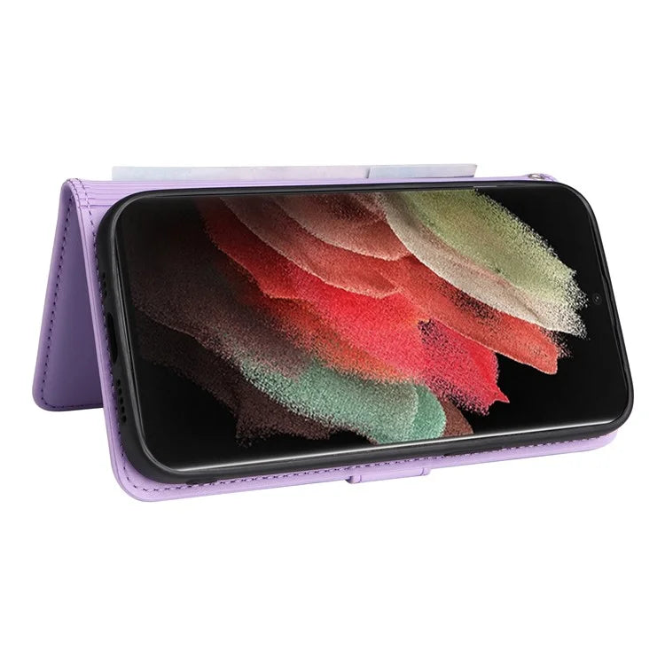 BETOPNICE 005 For Samsung Galaxy S21 Ultra 5G Case Detachable Leather Cover Wallet Shell with Strap