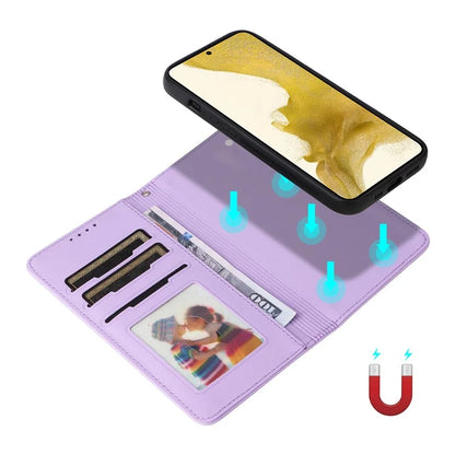 BETOPNICE 005 For Samsung Galaxy S22+ 5G Case Detachable 2-in-1 Anti-drop Leather Wallet Cover