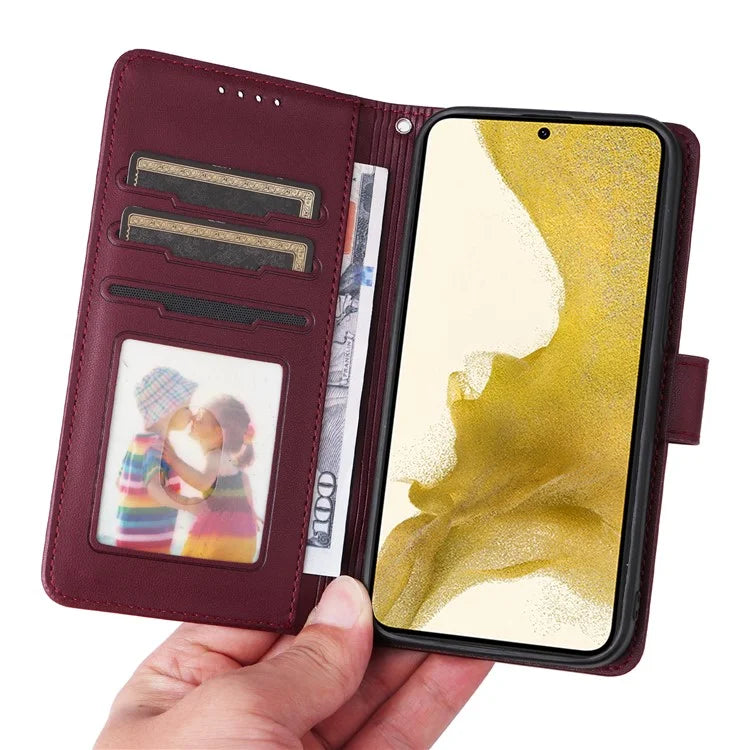 BETOPNICE 005 For Samsung Galaxy S22+ 5G Case Detachable 2-in-1 Anti-drop Leather Wallet Cover