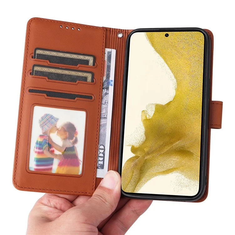 BETOPNICE 005 For Samsung Galaxy S22+ 5G Case Detachable 2-in-1 Anti-drop Leather Wallet Cover