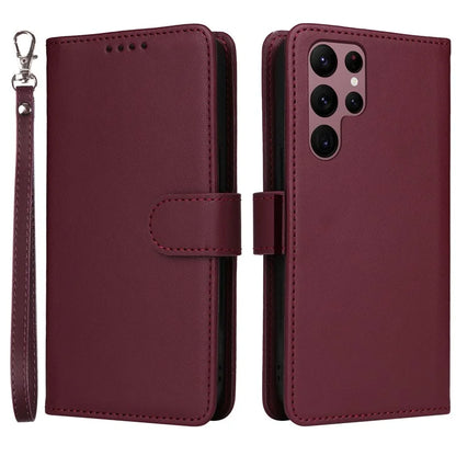 BETOPNICE 005 For Samsung Galaxy S22 Ultra 5G Cell Phone Case Detachable 2-in-1 Leather Shockproof Shell