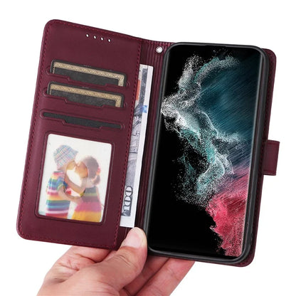 BETOPNICE 005 For Samsung Galaxy S22 Ultra 5G Cell Phone Case Detachable 2-in-1 Leather Shockproof Shell