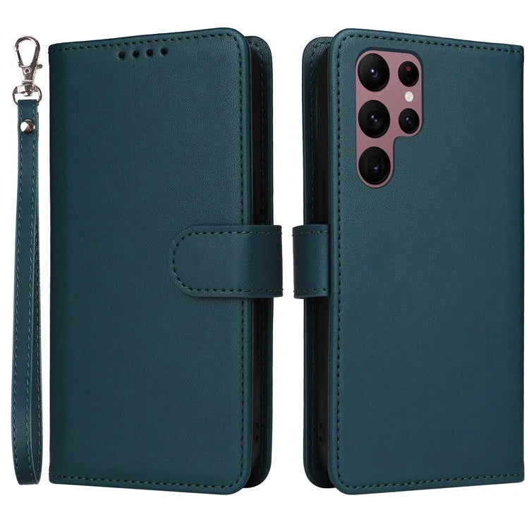 BETOPNICE 005 For Samsung Galaxy S22 Ultra 5G Cell Phone Case Detachable 2-in-1 Leather Shockproof Shell