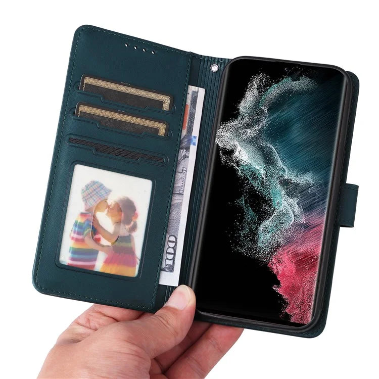 BETOPNICE 005 For Samsung Galaxy S22 Ultra 5G Cell Phone Case Detachable 2-in-1 Leather Shockproof Shell