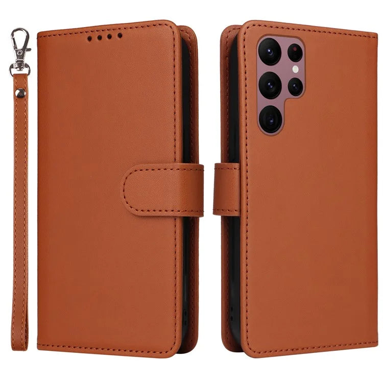 BETOPNICE 005 For Samsung Galaxy S22 Ultra 5G Cell Phone Case Detachable 2-in-1 Leather Shockproof Shell