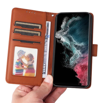 BETOPNICE 005 For Samsung Galaxy S22 Ultra 5G Cell Phone Case Detachable 2-in-1 Leather Shockproof Shell
