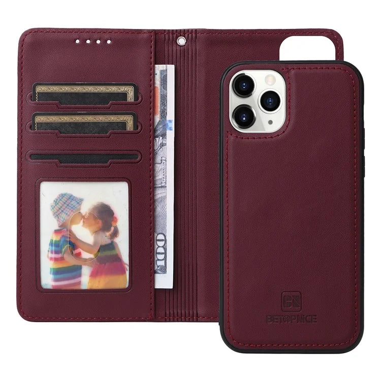 BETOPNICE 005 For iPhone 11 Pro Case Magnetic Detachable PU Leather Mobile Phone Shell