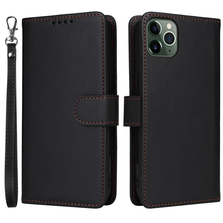 BETOPNICE 005 For iPhone 11 Pro Max Cell Phone Case Drop Resistant Detachable PU Leather Shell
