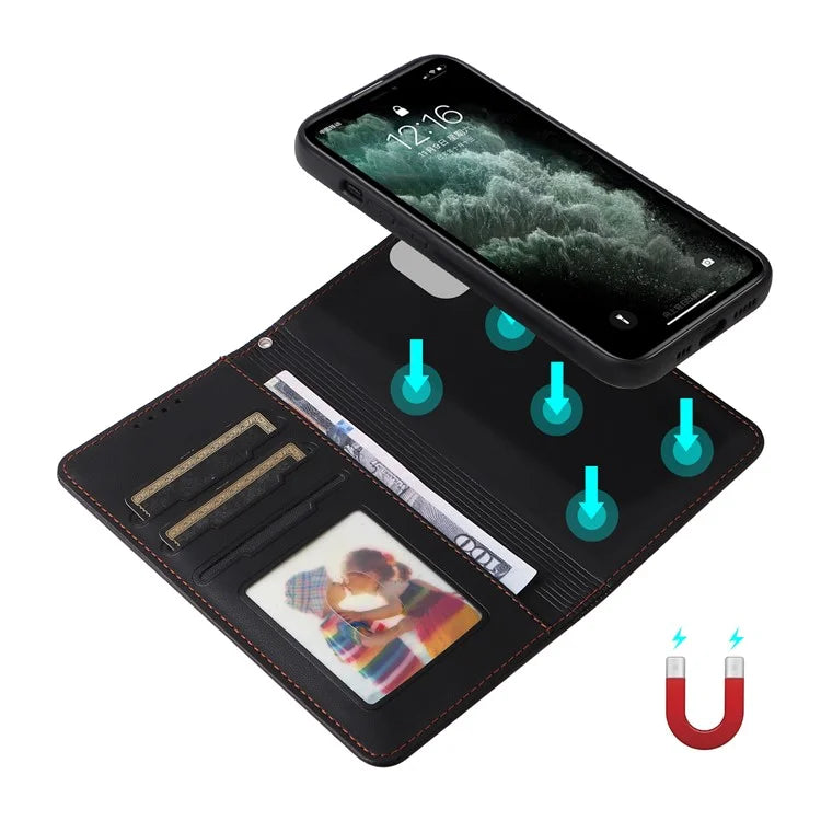 BETOPNICE 005 For iPhone 11 Pro Max Cell Phone Case Drop Resistant Detachable PU Leather Shell