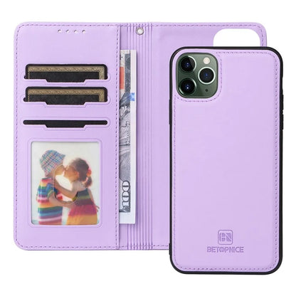 BETOPNICE 005 For iPhone 11 Pro Max Cell Phone Case Drop Resistant Detachable PU Leather Shell