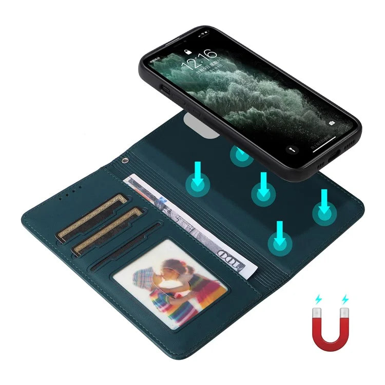 BETOPNICE 005 For iPhone 11 Pro Max Cell Phone Case Drop Resistant Detachable PU Leather Shell