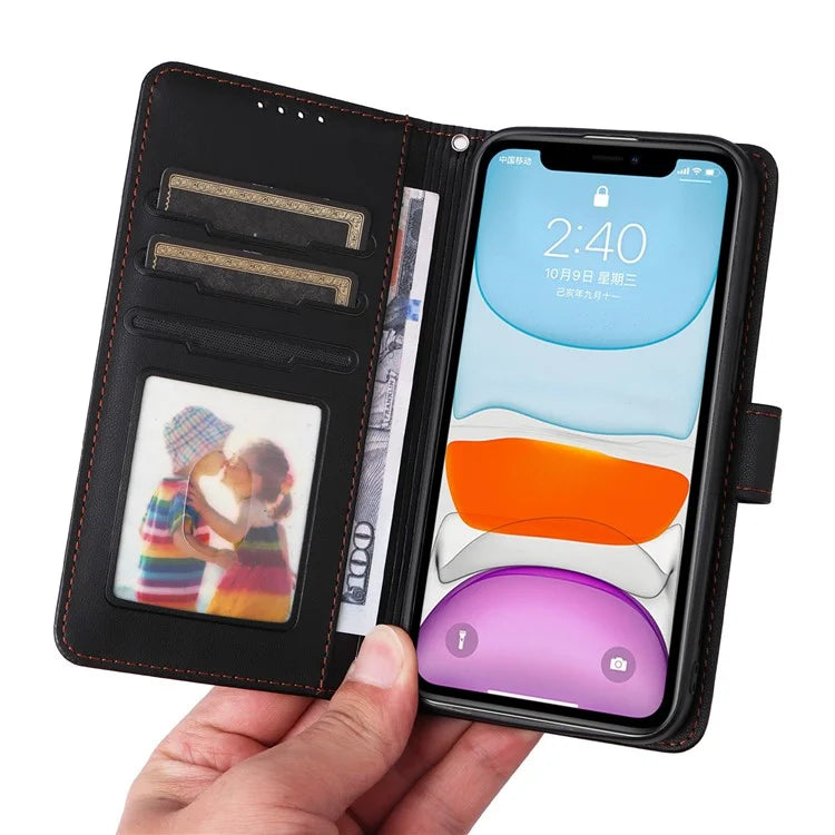 BETOPNICE 005 For iPhone 11 Cell Phone Case Detachable 2-in-1 Full Protection Leather Shell