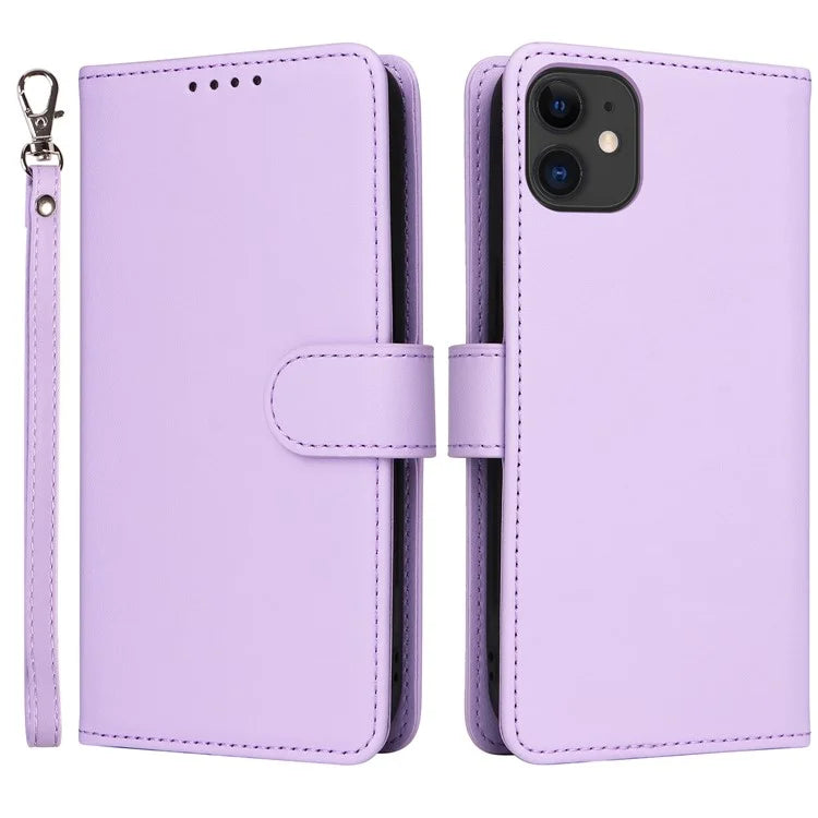 BETOPNICE 005 For iPhone 11 Cell Phone Case Detachable 2-in-1 Full Protection Leather Shell