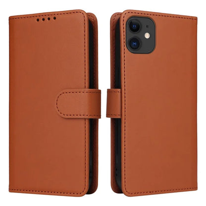 BETOPNICE 005 For iPhone 11 Cell Phone Case Detachable 2-in-1 Full Protection Leather Shell