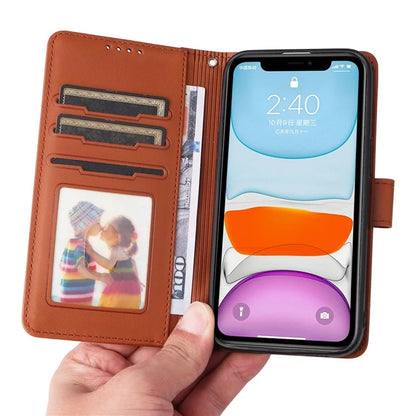 BETOPNICE 005 For iPhone 11 Cell Phone Case Detachable 2-in-1 Full Protection Leather Shell
