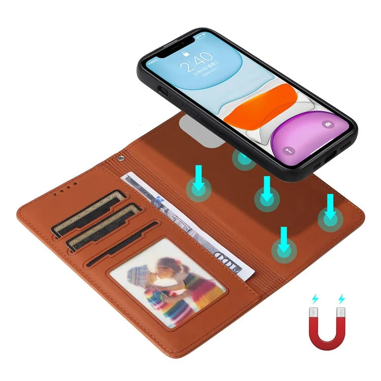 BETOPNICE 005 For iPhone 11 Cell Phone Case Detachable 2-in-1 Full Protection Leather Shell