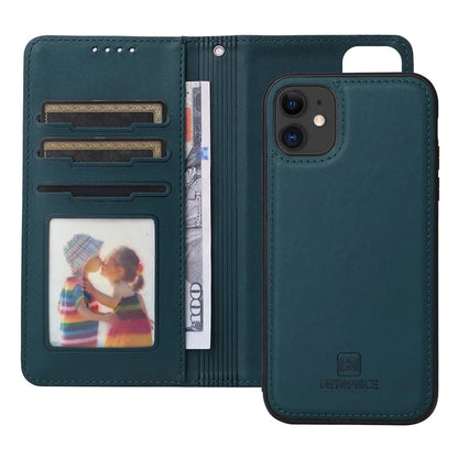 BETOPNICE 005 For iPhone 11 Cell Phone Case Detachable 2-in-1 Full Protection Leather Shell