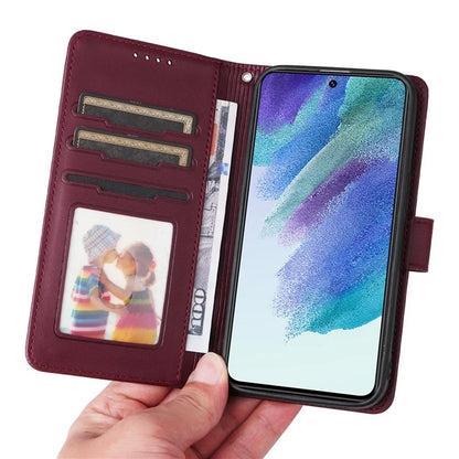 BETOPNICE 005 For Samsung Galaxy S21 FE 5G Case Detachable Anti-drop Leather Wallet Smartphone Cover