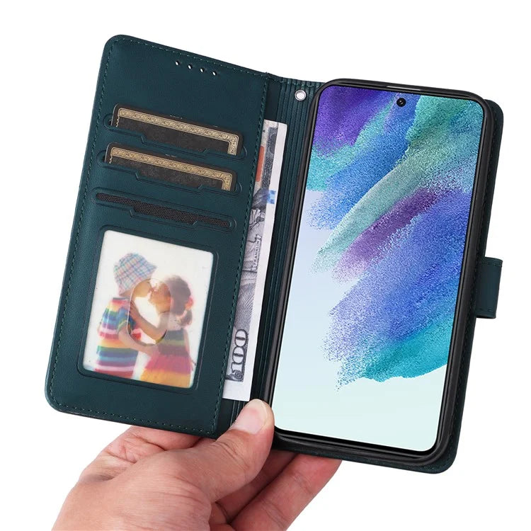 BETOPNICE 005 For Samsung Galaxy S21 FE 5G Case Detachable Anti-drop Leather Wallet Smartphone Cover