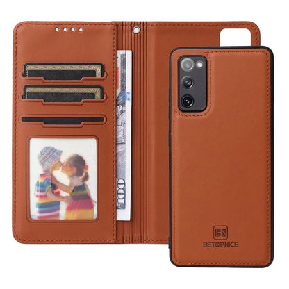 BETOPNICE 005 For Samsung Galaxy S20 FE 5G / S20 FE / S20 FE 2022 / S20 Lite Case Detachable Leather Cellphone Cover