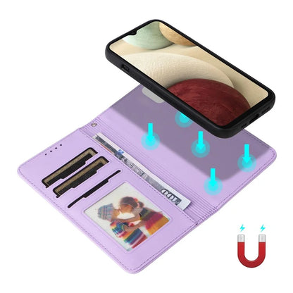 BETOPNICE 005 For Samsung Galaxy A12 / M12 / F12 Case Magnetic Detachable Leather Phone Protective Cover