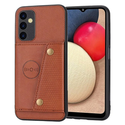 For Samsung Galaxy A25 5G (Global) (161.0 x 76.5 x 8.3mm) Case Card Slots Kickstand Phone Cover