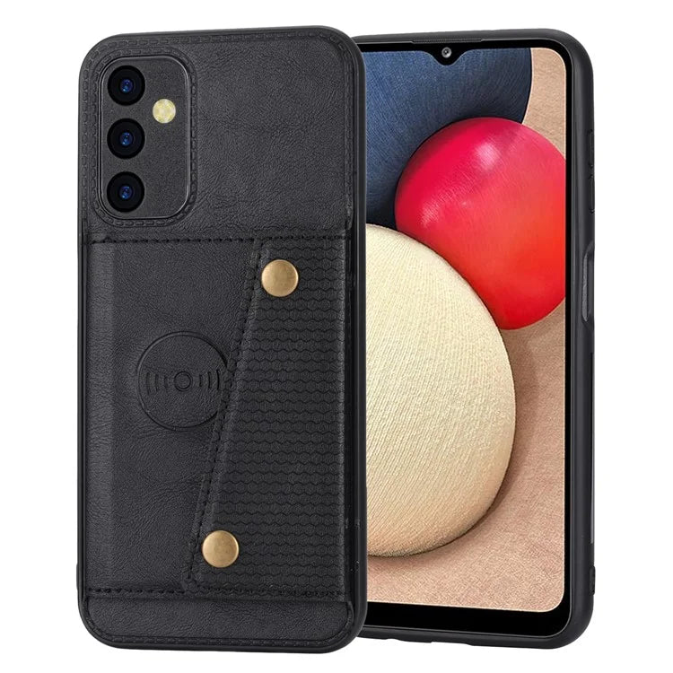 For Samsung Galaxy A25 5G (Global) (161.0 x 76.5 x 8.3mm) Case Card Slots Kickstand Phone Cover