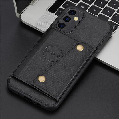For Samsung Galaxy A25 5G (Global) (161.0 x 76.5 x 8.3mm) Case Card Slots Kickstand Phone Cover