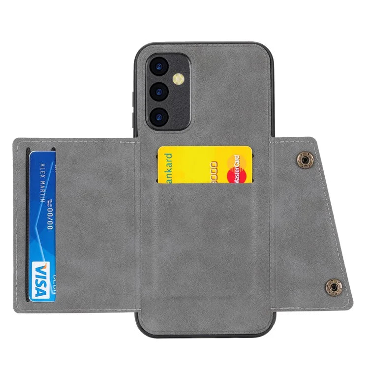 For Samsung Galaxy A25 5G (Global) (161.0 x 76.5 x 8.3mm) Case Card Slots Kickstand Phone Cover