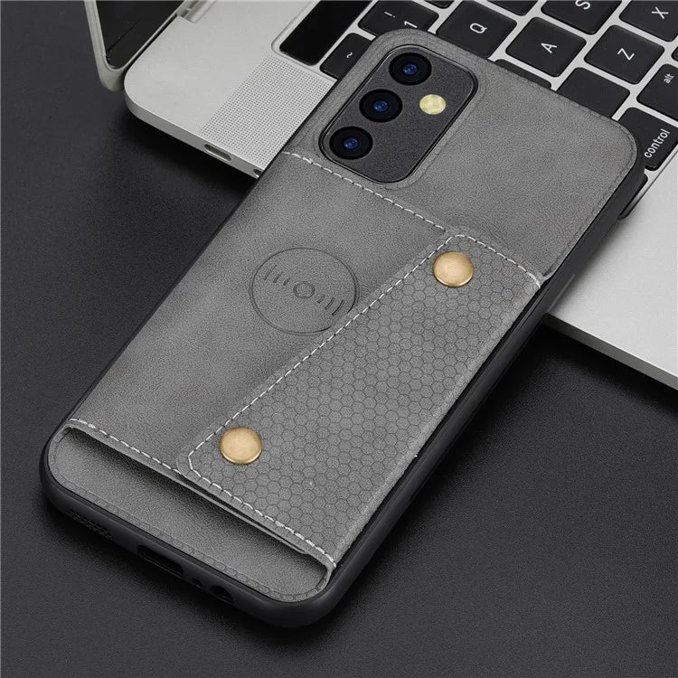 For Samsung Galaxy A25 5G (Global) (161.0 x 76.5 x 8.3mm) Case Card Slots Kickstand Phone Cover