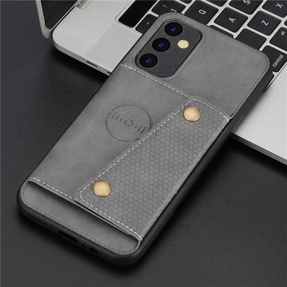 For Samsung Galaxy A25 5G (Global) (161.0 x 76.5 x 8.3mm) Case Card Slots Kickstand Phone Cover