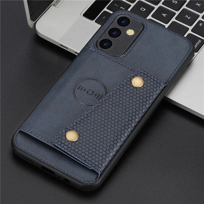 For Samsung Galaxy A25 5G (Global) (161.0 x 76.5 x 8.3mm) Case Card Slots Kickstand Phone Cover