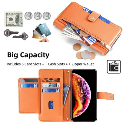 For iPhone 11 Pro Max Cell Phone Case Magnetic Closure PU Leather Cover