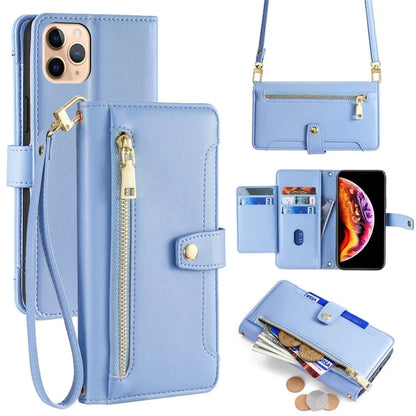 For iPhone 11 Pro Max Cell Phone Case Magnetic Closure PU Leather Cover