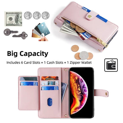 For iPhone 11 Pro Max Cell Phone Case Magnetic Closure PU Leather Cover