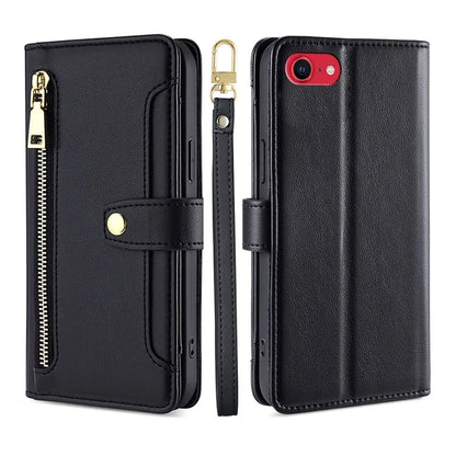 For iPhone 7 4.7 inch / 8 4.7 inch / SE (2020) / SE (2022) Magnetic Case Zipper Pocket Anti-dust Phone Cover