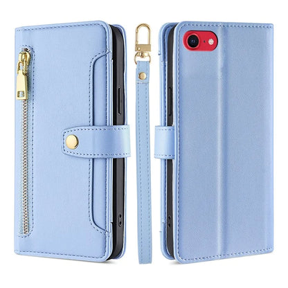 For iPhone 7 4.7 inch / 8 4.7 inch / SE (2020) / SE (2022) Magnetic Case Zipper Pocket Anti-dust Phone Cover
