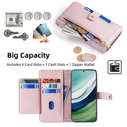 For Huawei Mate 60 Case Leather Drop Protection Phone Cover with Handy Strap