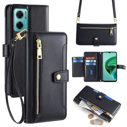 For Xiaomi Redmi Note 11E 5G / Redmi 10 5G / Redmi 10 Prime+ 5G Case Wallet PU Leather Phone Cover
