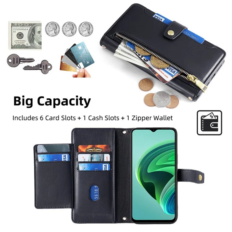 For Xiaomi Redmi Note 11E 5G / Redmi 10 5G / Redmi 10 Prime+ 5G Case Wallet PU Leather Phone Cover