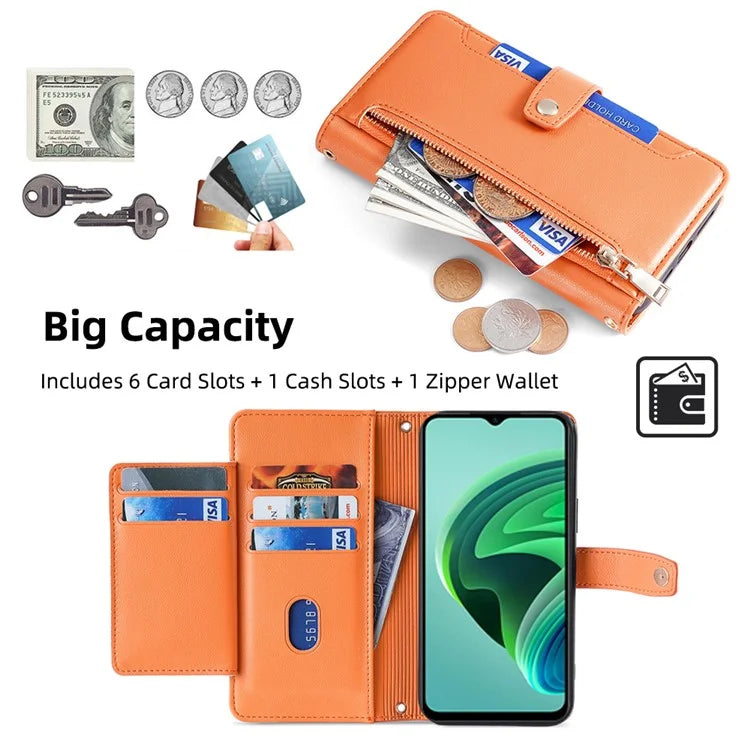 For Xiaomi Redmi Note 11E 5G / Redmi 10 5G / Redmi 10 Prime+ 5G Case Wallet PU Leather Phone Cover