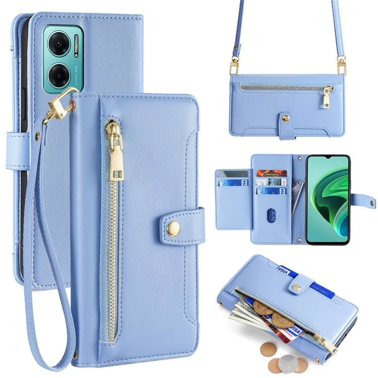 For Xiaomi Redmi Note 11E 5G / Redmi 10 5G / Redmi 10 Prime+ 5G Case Wallet PU Leather Phone Cover