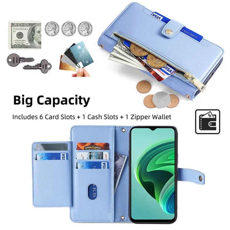 For Xiaomi Redmi Note 11E 5G / Redmi 10 5G / Redmi 10 Prime+ 5G Case Wallet PU Leather Phone Cover