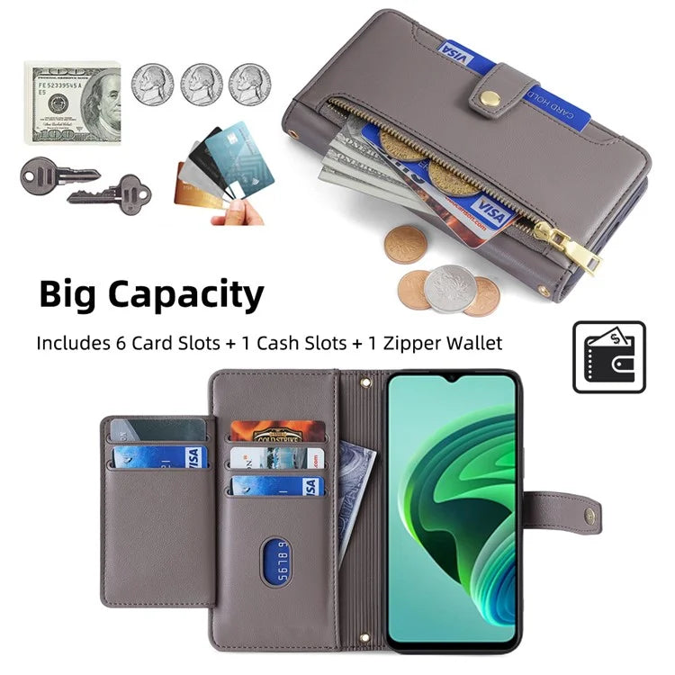 For Xiaomi Redmi Note 11E 5G / Redmi 10 5G / Redmi 10 Prime+ 5G Case Wallet PU Leather Phone Cover