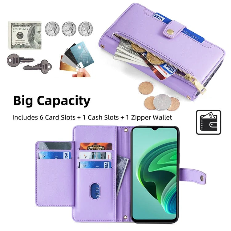 For Xiaomi Redmi Note 11E 5G / Redmi 10 5G / Redmi 10 Prime+ 5G Case Wallet PU Leather Phone Cover